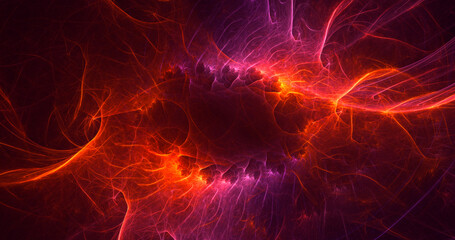 3D rendering abstract fantasy light fractal background