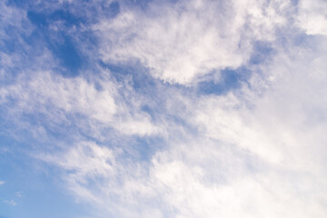 Obraz premium sunset cloud with blue sky