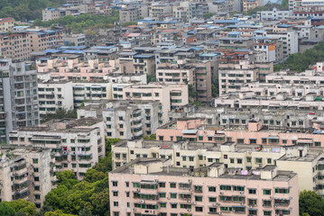 MianYang,CHINA-April,11 2020:This year the government focus on the old housing renovation and upgrading areas