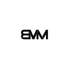 bvm letter original monogram logo design