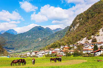 Small village. Charming pastoral