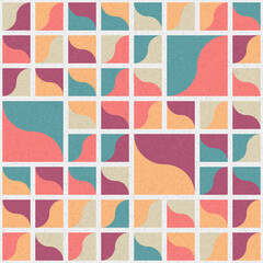 Abstract Geometric Pattern generative computational art illustration