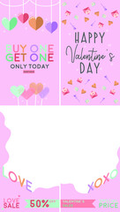 Valentine's Day Story Template, Business Story Template, E-Commerce Story Template