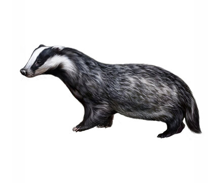 The badger (Meles meles)