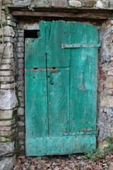 vecchia porta in legno