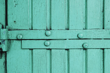 old wooden door with lock