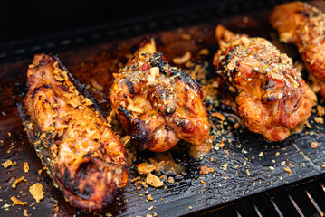 grilled chicken with hot spices