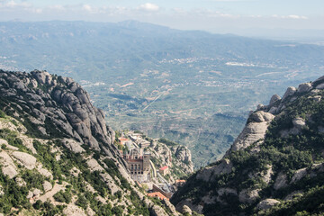 Monserrat. Rutas por la montaña. Paisajes y vistas de Cataluña 