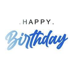 black and blue happy birthday sentences