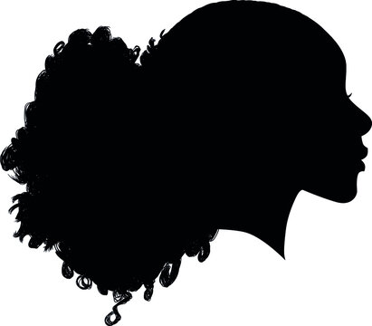 Download 4 584 Best Afro Hair Silhouette Images Stock Photos Vectors Adobe Stock