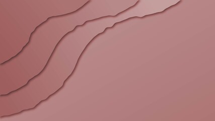 Abstract background - rose wall with different rose waves and space for your text - 3D illustration