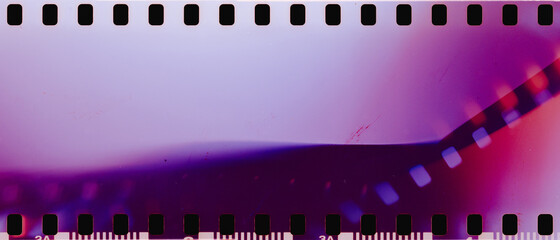 real film strip texture with burn light leaks, abstract background