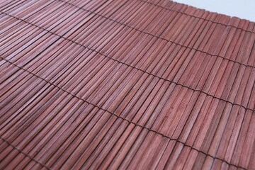 bamboo mat close-up