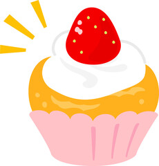 シンプルなイチゴケーキ