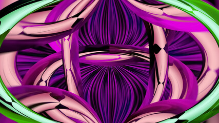 Abstract futuristic purple-green background