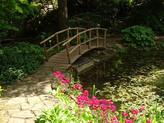 bridge, botanic garden , T&uuml;bingen , Germany