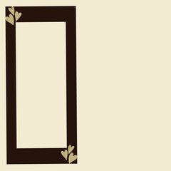 frame on a white wall background, Happy valentines day wishes greeting card on abstract background with colorful hearts pattern, graphic design illustration wallpaper