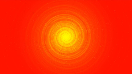 Orange Spiral Black hole on Galaxy background with Milky Way spiral,Universe and starry concept desig,vector