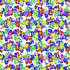 seamless pattern with flowers