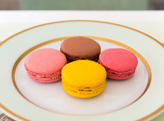 Macarons from Laduree store in Paris.