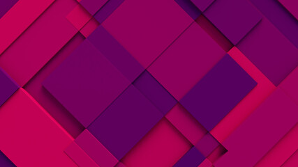 Multicolored tech background, with a geometric 3D structure. Clean, vibrant design with simple, bright, modern forms. 3D render