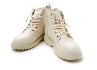 women's boots on white background