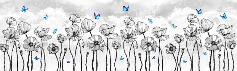 Delicate summer flowers