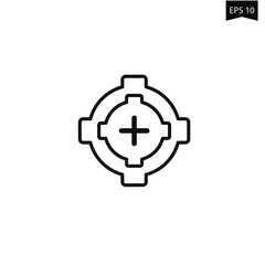 Obraz premium black and white icons