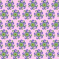 Chinese style simple printing vector pattern