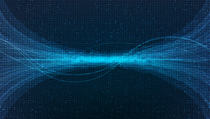 Digital Sound wave Background,earthquake wave diagram concept,design for music studio and science,Vector Illustration.