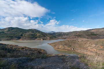 Mountainous landscape in southern Spain