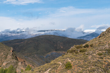 Fototapeta premium Mountainous landscape in southern Spain