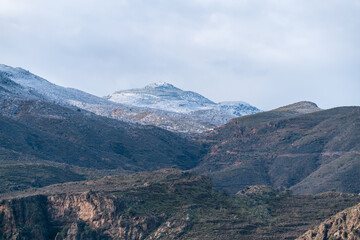Mountainous landscape in southern Spain