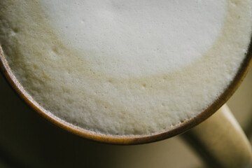 Cup of coffee on table