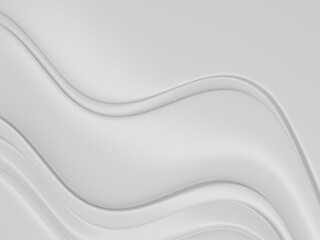 White abstract liquid wavy background