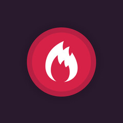 fire, flame icon