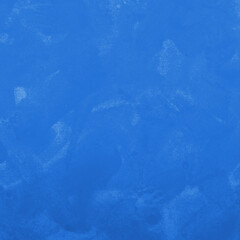 Blue ink and watercolor texture on white paper background. Gradient paint strokes and decalcomania effect. Hand-painted gouache abstract image. Mess on the canvas.