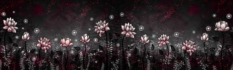 Garden of water lily dreams