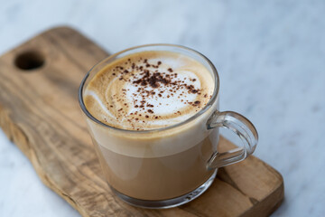 cup of cappuccino