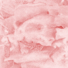 Red ink and watercolor texture on white paper background. Paint leaks and decalcomania effects....