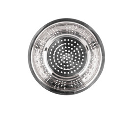 stainless steel of steamer on the white background