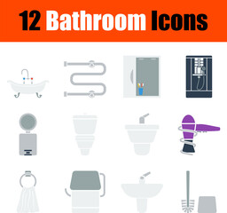 Bathroom Icon Set
