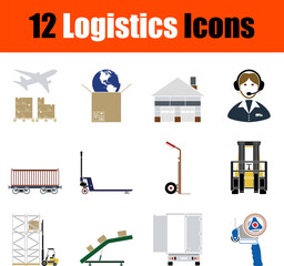 Logistics Icon Set