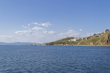 Egershield peninsula on sunny day