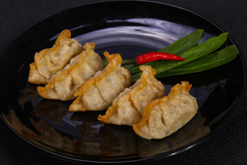 Japanese traditional cuisine Gyoza dumplings