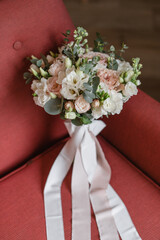 wedding bouquet of roses