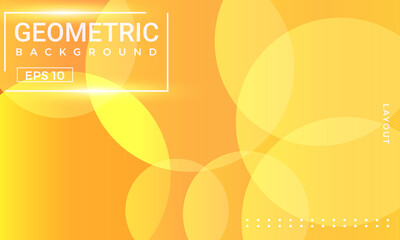 Yellow gradient geometric background. Perfect for copybook brochures, school books, Notebook paper, book, magazine template.