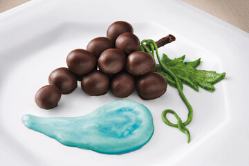 Grapes of Olympus with Blue Curaçao