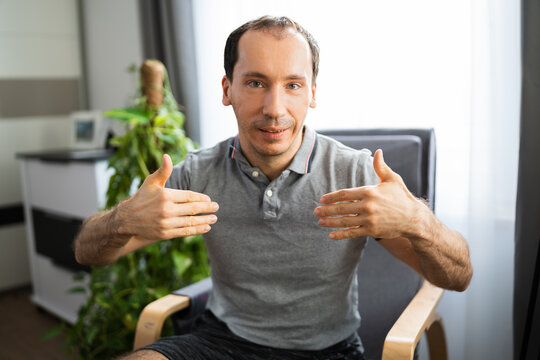 Adult Learning Sign Language