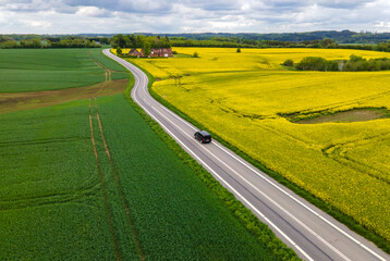 Road in the countryside